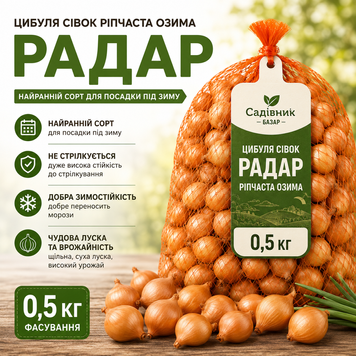 Цибуля сівок Радар 0,5 кг  317-05 фото