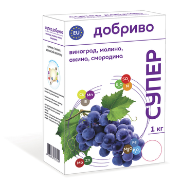 Супер Добриво для винограду, малини, ожини, смородини 1кг 1530 фото